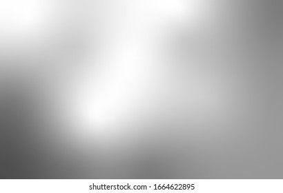 White grey gradient vector background. Abstract silver wallpaper texture. Grey illustration style. Template for website design and social media advertising.