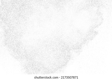 White And Grey Halftone Dotted Backdrop. Abstract Polka Dots Pattern. Pop Art Style Background. Silver Explosion Of Confetti. Digitally Generated Image. Vector Illustration, Eps 10.  