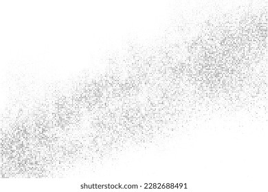 Fondo Dotado De Medio Tono Blanco Y Gris. Resumen del patrón de puntos de Polka. Fondo del estilo de arte pop. Explosión plateada De Confetti. Imagen Generada Digitalmente. Ilustración De Vectores, Eps 10.  