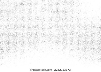 Weiße und graue Halftone gepunktete Hintergrund. Abstraktes Polka Dots Muster. Pop Art Style Hintergrund. Silberexplosion von Confetti. Digitales Bild. Vektorgrafik, EPS10.  