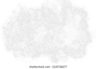 El Fondo Dotado De Medio Tono Blanco Y Gris. Patrón de puntos cuadrados abstractos. Explosión plateada De Confetti. Imagen Generada Digitalmente. Ilustración De Vectores, Eps 10.  