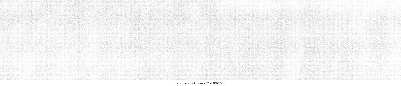 Modalidades De Color Blanco Y Gris Dotadas. Fondo Panorámico. Resumen del patrón de puntos de Polka. Fondo de estilo Pop Art. Pancarta ancha horizontal larga. Ilustración De Vectores, Eps 10. 