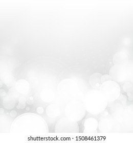 White and Grey Header, Card, Poster Background for Holidays, Christmas, New Year