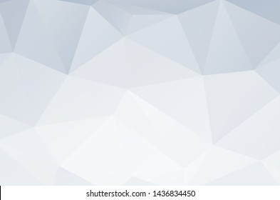 White Grey Low Poly Crystal Background Stock Vector (royalty Free 