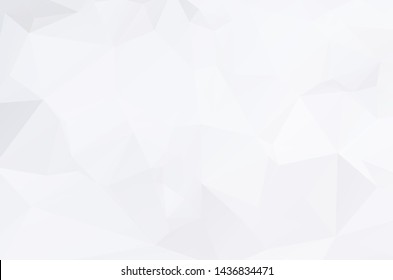White Grey Low poly crystal background. Polygon design pattern. environment green Low poly vector illustration, low polygon background.