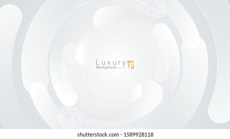 white and Grey Luxury Background Concept. Vector EPS 10