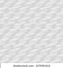 White Grey Marl Heather Texture Background. Faux Cotton Fabric with Diagonal Stripe Style. Vector Pattern Design. Salt and Pepper Gray Melange Space Dye for Textile Effect. Vector EPS 10 Tile Repeat