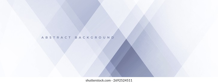 White and grey modern abstract background with diagonal lines. Soft gray wide abstract banner. Vector illustration for cover, business, corporate, brochure or poster. 