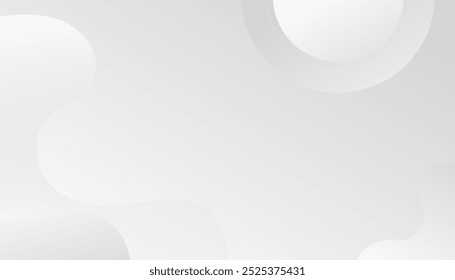 White and grey modern circles background. Can be used for posters, banners, web pages, headers, covers