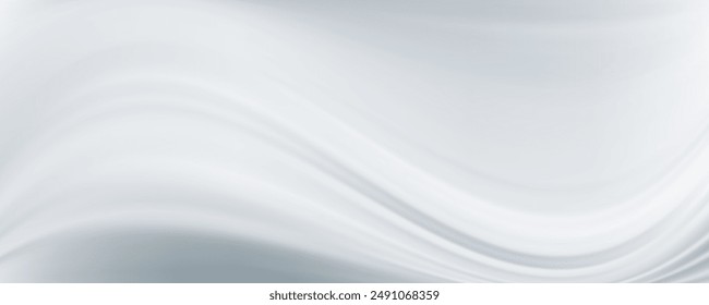 Fondo de ondas de flujo de perspectiva gris blanco. Abstractas interior creativo. Estilo de negocios moderno.