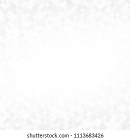 White and grey pixel background with 
copy space, Abstract white background, Modern gradient pixel background, Vector
