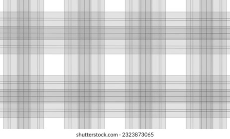 White and grey plaid fabric texture
