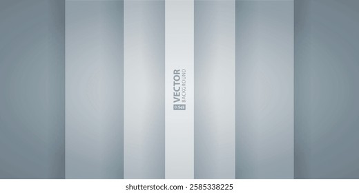 White and grey rectangle paper layers with realistic shadows abstract background. RGB EPS 10 vector illustration