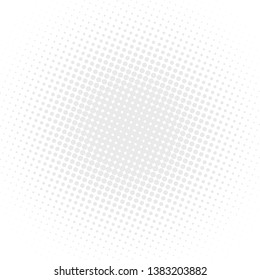 White and grey retro comic pop art background with dots. Vector abstract background with halftone dots design.