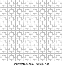 white and grey seamless pattern geometric background. Vector illustration.