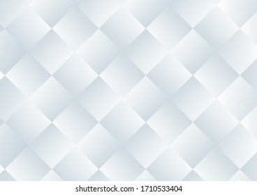 Cuadrado blanco y gris con fondo abstracto de plata clara. Utilícelo para un estilo de negocio moderno con efecto de semitonos, impresión en papel, portada de libros, relleno de páginas, fondo y papel tapiz. Fondo de la mesa de ajedrez.