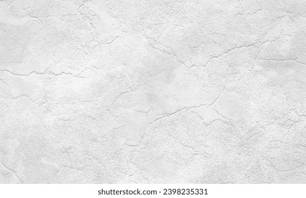 White grey stone vector texture background. Grunge abstract monochrome backdrop. Hand-drawn illustration for cards, flyer, poster or cover design. Wall. Cement. Grey stucco. Embossed surface.