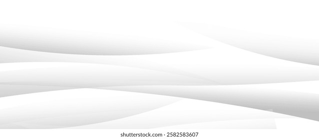 White and grey stripes abstract corporate minimal background. Vector illustration