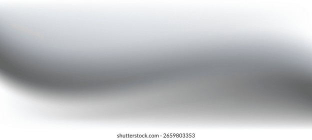 Weiß-graues Studiozimmer. Heller Limbo-Hintergrund. Abstrakter 3D-Farbverlauf für die Produktpräsentation. Minimale Wandszenenbeleuchtung. Schaukasten, Promotion-Anzeige.