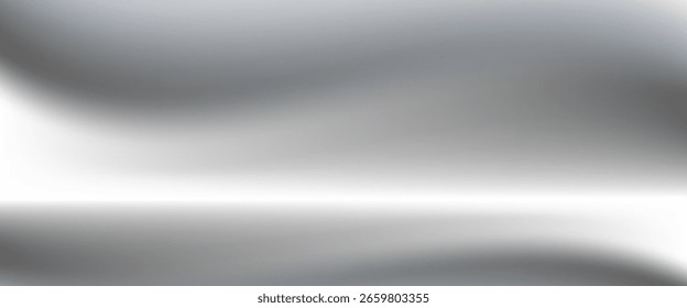 Quarto de estúdio cinza branco. Fundo de luz limbo. Fundo de gradiente 3d abstrato para apresentação do produto. Mínima cena de parede holofote. Exibição de apresentação, promoção.