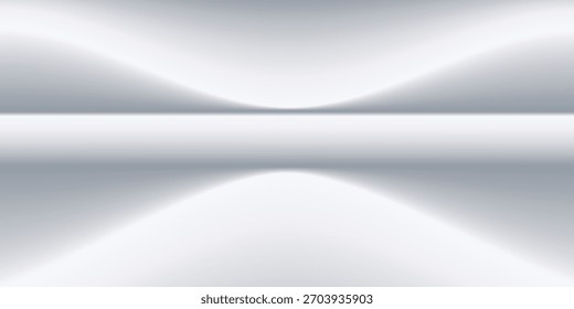 Sala de estudio gris blanco. Limbo de fondo claro. Abstractas fondo de gradiente 3D para la presentación del producto. Mínimo foco de la escena de la pared. Escaparate, exhibición de la promoción.