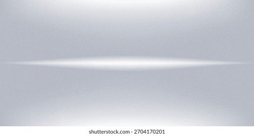 White grey studio room. Limbo light background. Abstract 3d gradient backdrop for product presentation. Minimal wall scene spotlight. Showcase, promotion display.