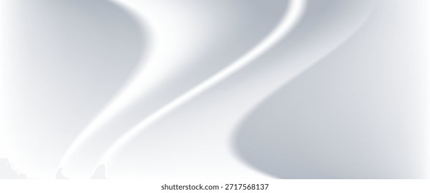 White grey studio room. Limbo light background. Abstract 3d gradient backdrop for product presentation.

