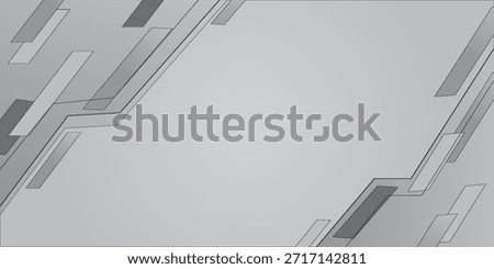 White and grey tech arrows abstract modern background.