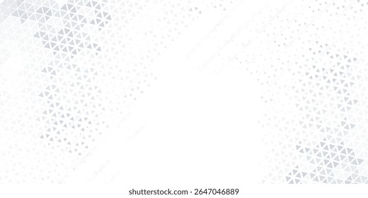 White Grey Triangle Gradient Abstract. Suit for banner, web, brchure, digital, 