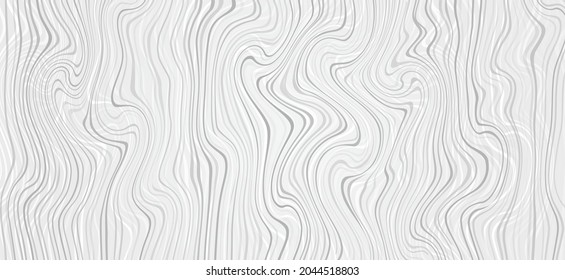 White and grey wooden surface background. Tree texture in linear style. Vector wood background.