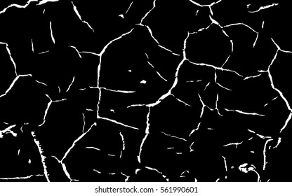 white grid. abstract mesh. lightning. black background. grunge texture. vector illustration