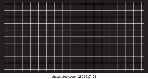 White grid lines black