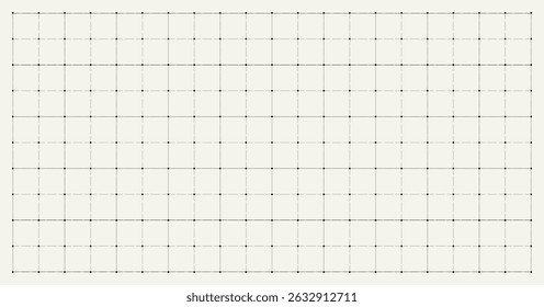 White grid paper background. Blueprint base, notebook sheets, paper for school notes. Background with grid. Editable stroke	