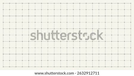 White grid paper background. Blueprint base, notebook sheets, paper for school notes. Background with grid. Editable stroke	