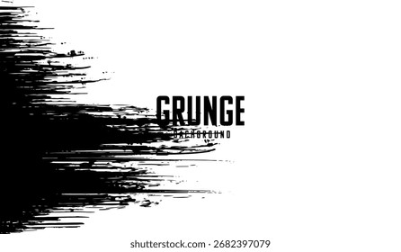 Grunge branco no fundo preto para sobreposição textura fundo grunge abstrato