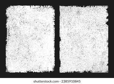 White grunge textured backgrounds.Grunge frames.