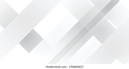 White hafltone box gradient rectangle presentation background. Vector illustration design for presentation, banner, cover, web, flyer, card, poster, wallpaper, texture, slide, magazine, and powerpoint