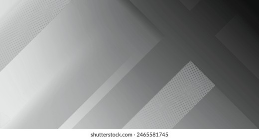 Fondo de presentación de rectángulo degradado de cuadro de semitonos blanco.