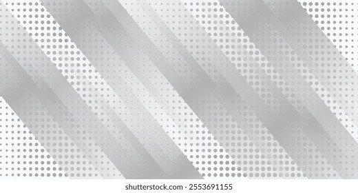 White hafltone box gradient rectangle presentation background. vektor