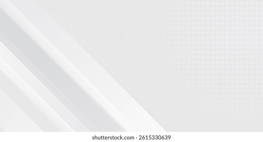White hafltone box gradient rectangle presentation background. Vector illustration design for presentation, banner, cover, web, flyer, card, poster, wallpaper, texture, slide, magazine, and powerpoint