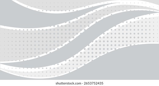 White hafltone box gradient rectangle presentation background. Vector illustration design for presentation, banner, cover, web, flyer, card, poster, wallpaper, texture, slide, magazine, and powerpoint