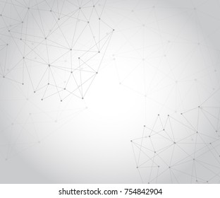 white halftone background with modern technology concept