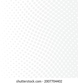 White halftone background. White polka dot. Halftone patterns. Vector illustration.