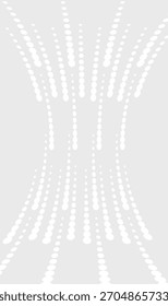  white Halftone dots with grey background