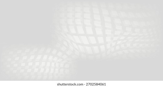 Fondo degradado semitono blanco. Fondo de Vector de Anuncio semitono degradado blanco. Gradiente de fondo blanco textura de semitono mínima. 