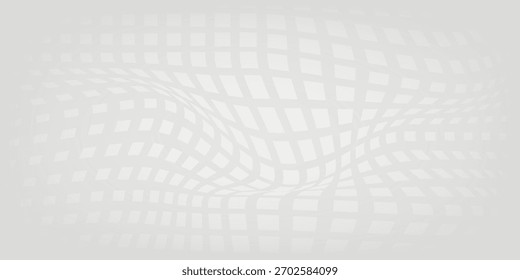 Fondo degradado semitono blanco. Fondo de Vector de Anuncio semitono degradado blanco. Gradiente de fondo blanco textura de semitono mínima. 
