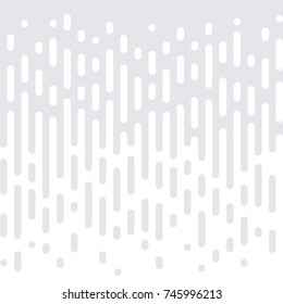 White halftone irregular pattern background. Vector seamless abstract minimal gradient with simple trendy graphic textured background effect for decor tile.