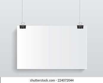 127,766 Hanging white banner Images, Stock Photos & Vectors | Shutterstock