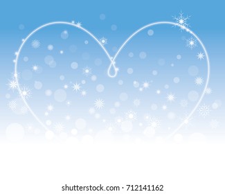 White heart