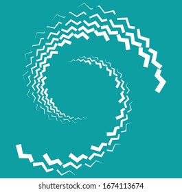 white helical, spiraling, curl and curly shape. spiral, twirl, swirl illustration. twine design element over single-color, monochrome background, backdrop. helix, volute